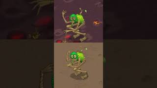 Shrubb  Gold Island Vs Earth Island My Singing Monsters [upl. by Nyrac]