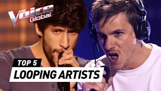 Incredible LOOPING ARTISTS in The Blind Auditions of The Voice [upl. by Absalom]