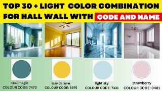 Top 30 Light Color Combination For HallLivingroom paint color 2024 Hall Colour Ideas Asian Paints [upl. by Hepzi]