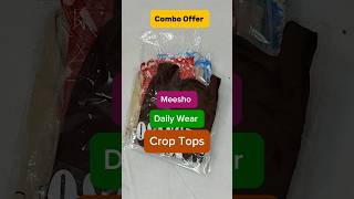 Meesho Crop tops combo offer neelamsharmabeauty meesho meeshohaul croptop clothing haul tops [upl. by Averill728]