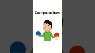 Examples of Comparative Adjectives english comparative englishlessons [upl. by Hezekiah]