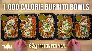 Chicken Burrito Bowl Meal Prep for Muscle Gain [upl. by Okihcas]