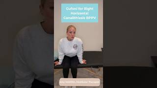 How to Treat Right Horizontal Canal BPPV Gufoni Maneuver dizzy vestibular [upl. by Sass]