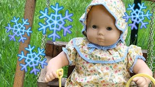 Dressing My American Girl Bitty Baby Doll Christmas in July [upl. by Rice]