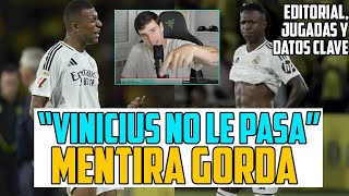 SÍ VINICIUS HIZO UN PARTIDO HORRIBLE PERO LO DE QUE NO PASA A MBAPPE Y ES NARRATIVA CHIRINGUITERA [upl. by Hcab]