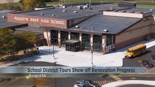 Augusta Area School District shows off renovation progress [upl. by Friedrich]