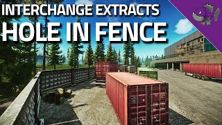 Hole In Fence  Interchange Extract Guide  Escape From Tarkov [upl. by Adnilema]