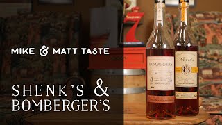 Mike and Matt taste 2024 Bombergers Bourbon and Shenks Sour Mash [upl. by Edmond]