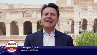 Elezioni Europee 2024 l’appello al voto di Giuseppe Conte Movimento 5 Stelle [upl. by Braden]