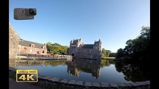 Trecesson Castle 🇫🇷 France  4K GoPro [upl. by Eupheemia]