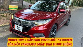 Đã bánHonda HRV L gầm cao 2020 lướt 57000KM cửa nóc Panorama nhập Thái  Ô tô Lê Quý [upl. by Suoivatnod816]