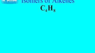 Structural Isomers of Alkenes [upl. by Dash]