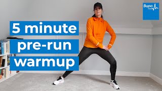 5 minute prerun warm up  Bupa Health [upl. by Calmas]