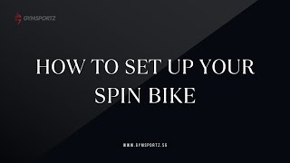 Spin Bike Set Up [upl. by Nrevel]