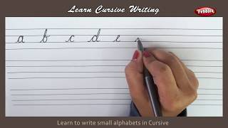 Cursive Writing  Writing Small Alphabets in Cursive  Alphabets in Cursive Letters [upl. by Akimat]