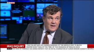 Peter Oborne Iraq was a war crime but theres quotno chance at allquot of a Blair prosecution [upl. by Ahsier48]