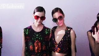 Osklen SpringSummer 2014 BACKSTAGE  Sao Paulo Fashion Week SPFW  FashionTV [upl. by Ahtennek]