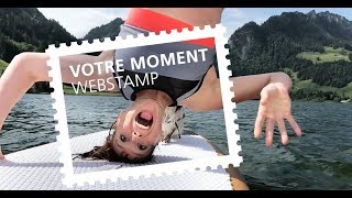 Vidéo sur timbre  WebStamp spot du stand up paddle I Story [upl. by Einnob]