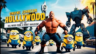 Dwayne Johnson and the Minions Save Hollywood from a Robot Invasion [upl. by Ameline]