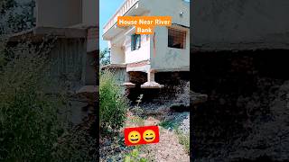 😱Dangerous House Near River Bank civilsite civilengineering construction civilstructure [upl. by Sclater]