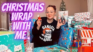 WRAP WITH ME FOR CHRISTMAS 2023  WRAPPING MY KIDS GIFTS AT NIGHT VLOGMAS DAY 5 🎄🎅🏼🛷🦌🎁 [upl. by Aneliram]