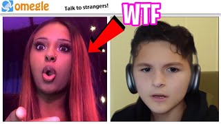 FAKE BABY on OMEGLE BABY FACE TROLLING [upl. by Arama]