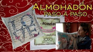 COMO HACER FUNDAS DE COJIN O ALMOHADON SIN CREMALLERA DIY [upl. by Eytteb]