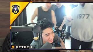 Attach Reveals his Entire NEW C9 Roster on Stream [upl. by Ocinom]