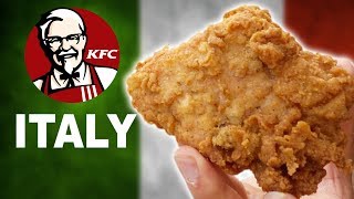 WE TRY KFC ITALY [upl. by Sherar]