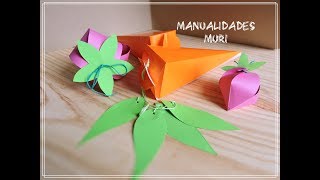 Cajitas de Papel Fresa y Zanahoria DIY [upl. by Ihsar]