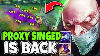 The absolute BEST way to play Proxy Singed in Season 14 BARON BOOTS RUSH [upl. by Augusta]