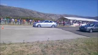 BMW E60 530d  535d vs Opel Vectra GSI Turbo [upl. by Aliek]