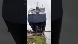 How a ship is first launched at sea youtubeshorts ship facts [upl. by Ardried]