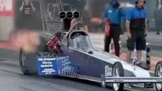 Stig Neergard Top Fuel Dragster in Slow Motion [upl. by Hutson]