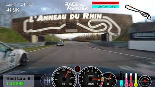 M3 ti E46 Anneau du Rhin video test [upl. by Yniatirb]