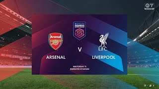 FC 25  Arsenal 1  1 Liverpool Women  Barclays Womens Super League  MD 11  2728 [upl. by Decker]