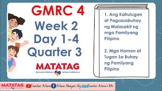 GMRC 4 Week 2 Day 14 Quarter 3 Ang Kahulugan at Pagsasabuhay ng Malasakit ng mga Pamilyang Pilipino [upl. by Refinnaej]