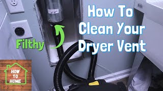 How To Clean Dryer Vent On Roof  Step By Step  Its Super Easy [upl. by Julita]