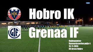 Hobro IK  Grenaa IF  Højdepunkter 15112024 [upl. by Cristionna]