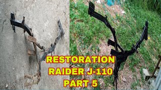 Raider j 110 Restoration  Part 5 [upl. by Harras478]