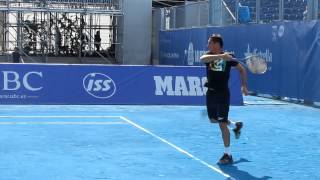 Nico almagro Powerful Forehand Blue clay [upl. by Bullivant534]