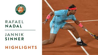 Rafael Nadal vs Jannik Sinner  Quarterfinals Highlights  RolandGarros 2020 [upl. by Aicilas]