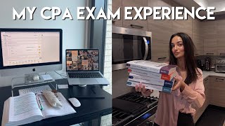 How I Passed All 4 Parts of the CPA Exam In 5 Months Tips Study Schedule  Template Results [upl. by Canon]