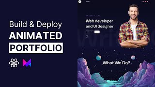 Animated Portfolio Website with React amp Framer Motion  React Project for Beginners [upl. by Dragoon748]