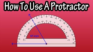 How To Use A Protractor To Measure And Draw Angles Explained From The Right And Left Side [upl. by Onil]