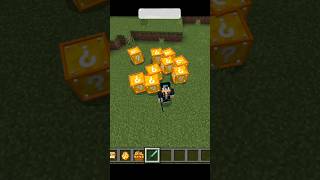 Minecraft LUCKY BLOCK 😇💲 minecraft shorts [upl. by Akeret513]