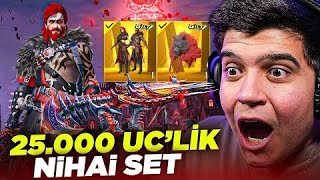 YENİ NİHAİ SET VE 7 SEVİYE CEHENENM AUGU FULLEDİK 😱 25000 UC  PUBG Mobile [upl. by Rufe]