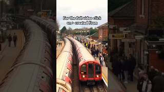 Central line train arriving at Epping station [upl. by Ahsitahs]