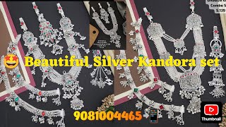 🤩 Beautiful Silver Kandora set 9081004465 onlineshopping onlinepayment [upl. by Brunella]