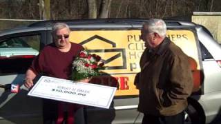 Publishers Clearing House Winners Robert Baker From Greenville Michigan Wins 10000 [upl. by Gifferd586]